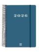 AGENDA ANUAL (2026) CATALÀ FINOCAM ESPIRAL MY ESPIRAL tapa EXTRA amb GOMA E10 155x212 D/P BLAU